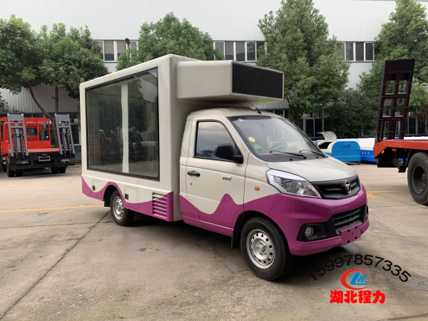 國六福田單面屏廣告車