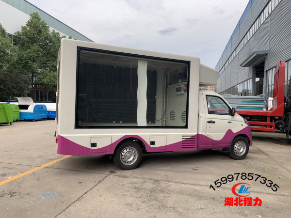 國六福田單面屏廣告車
